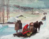 Arthur Verona, Convoi de sănii în Bucovina