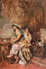 Theodor Aman, Orientală, 1880-1885, ulei pe pânză