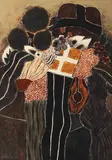 Madonă 94-19 by Ion Alin Gheorghiu, 1994, ulei pe pânză, offered Mar 2017