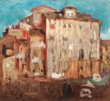 Lucian Grigorescu, Case din Via Ripetta