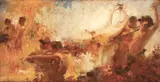 Alexandru Romano, Alegoria toamnei, ulei pe carton