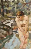 Nicolae Enea, La scăldat