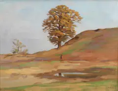 Stejarul by Constantin Artachino, ulei pe pânză, offered Mar 2017