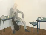 Viață de artist by Constantin Piliuță, 1993, ulei pe PFL, sold Mar 2017