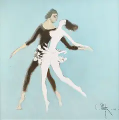 Tango by Constantin Piliuță, 1999, ulei pe PFL, sold Mar 2017