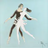 Tango by Constantin Piliuță, 1999, ulei pe PFL, sold Mar 2017