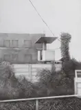 Dan Beudean, Untitled, creion pe hârtie lipită pe lemn