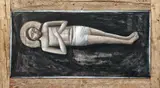 Sorin Dumitrescu, Liniște, tempera vernisată cu BONA Mega pe placaj
