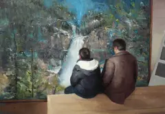 Robert Fekete, The Nature Closer, 2010, ulei pe pânză
