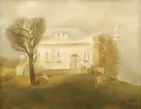 Virgil Mancaş, Zbor de zmeu, 1983, ulei pe pânză