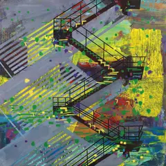 Beniamin Popescu, Something to remember, 2015, acrilic pe pânză