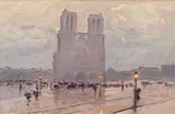 Emilian Lăzărescu, Notre-Dame, pe ploaie