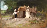 Nicolae Grigorescu, Ţărăncuţă cu fuior
