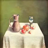 Zamfir Dumitrescu, Natură statică cu mere