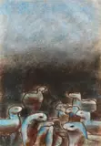 Lume fantastică by Sabin Bălașa, pastel pe hârtie, sold Feb 2017