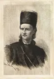 Tudor Vladimirescu by Theodor Aman, 1879, acvaforte și gravură cu acul, sold Feb 2017