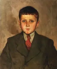 Sergiu by Corneliu Baba, 1942, ulei pe pânză, offered Feb 2017