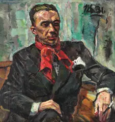 Hans Eder, Păstorel Teodoreanu, 1936, ulei pe pânză