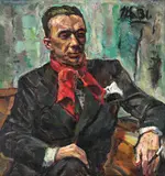 Hans Eder, Păstorel Teodoreanu, 1936, ulei pe pânză