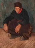 Negustor by sec. Xix Școală Olandeză, ulei pe carton, sold Feb 2017