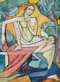 Lucretia Mihail-Silion, Revelaţia, tempera pe hârtie