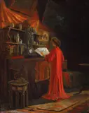 Alexandru Satmary, Principesa Maria în interior oriental, 1904, ulei pe lemn