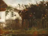 Dimitrie Mihăilescu, Casa părintească, ulei pe pânză