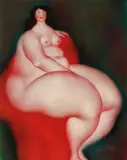 Harry Guttman, Nud pe fotoliu roşu