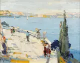 Rudolf Négely, Promenadă pe faleză