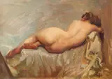 Constantin Isachie Popescu, Nud pe sofa