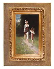 Nicolae Grigorescu, Ţărăncuţe (De la fântână), ulei pe pânză