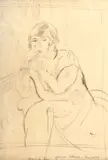 Jules Pascin, Studiu pentru portretul doamnei André Salmon