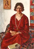 Ștefan Dimitrescu, Lily (soția lui Ionel Teodoreanu), 1931-1932, ulei pe carton