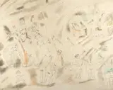 Jules Pascin, Salomé dansând la curtea regelui Irod, 1930, cromolitografie