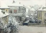 Constantin Isachie Popescu, Iarnă în Cotroceni