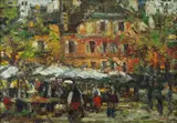 Alexandru Moser Padina, Piaţa Mică din Sibiu
