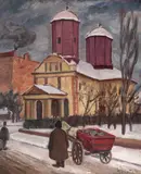 Dumitru Ghiață, Iarnă în cartierul Popa Soare