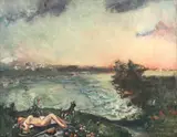 Gheorghe Petrașcu, Nud pe marginea apei