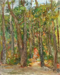 Lucian Grigorescu, Pădurea din Cassis, 1935, ulei pe pânză