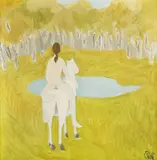 Constantin Piliuță, Nud pe cal