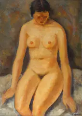 Constantin Bacalu, Intimitate, ulei pe carton