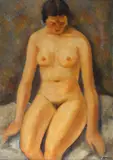 Constantin Bacalu, Intimitate, ulei pe carton