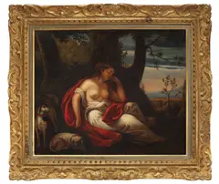 Léontine Molin, Visul Dianei, ulei pe pânză