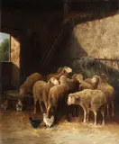 Jules George Bahieu, Staul, ulei pe pânză