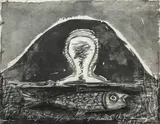 Victor Ciato, Ziua, 2002, acuarelă pe hârtie