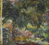 Teodor Rusu, Grădină, 1993, ulei pe pânză