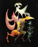 Jules Perahim, Totem sur fond noir