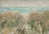 Eugen Popa, La mare, vara, 1988, ulei pe pânză