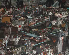 Garbage by Ştefan Ungureanu, 2015, acrilic pe pânză, offered Nov 2016