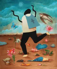 Saddo, The Banishment, 2011, acrilic pe pânză